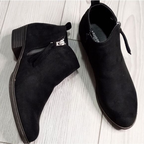(S-4208) LONDON FOG Women's Tina Ankle Bootie Sz 6.5 - Picture 4 of 11